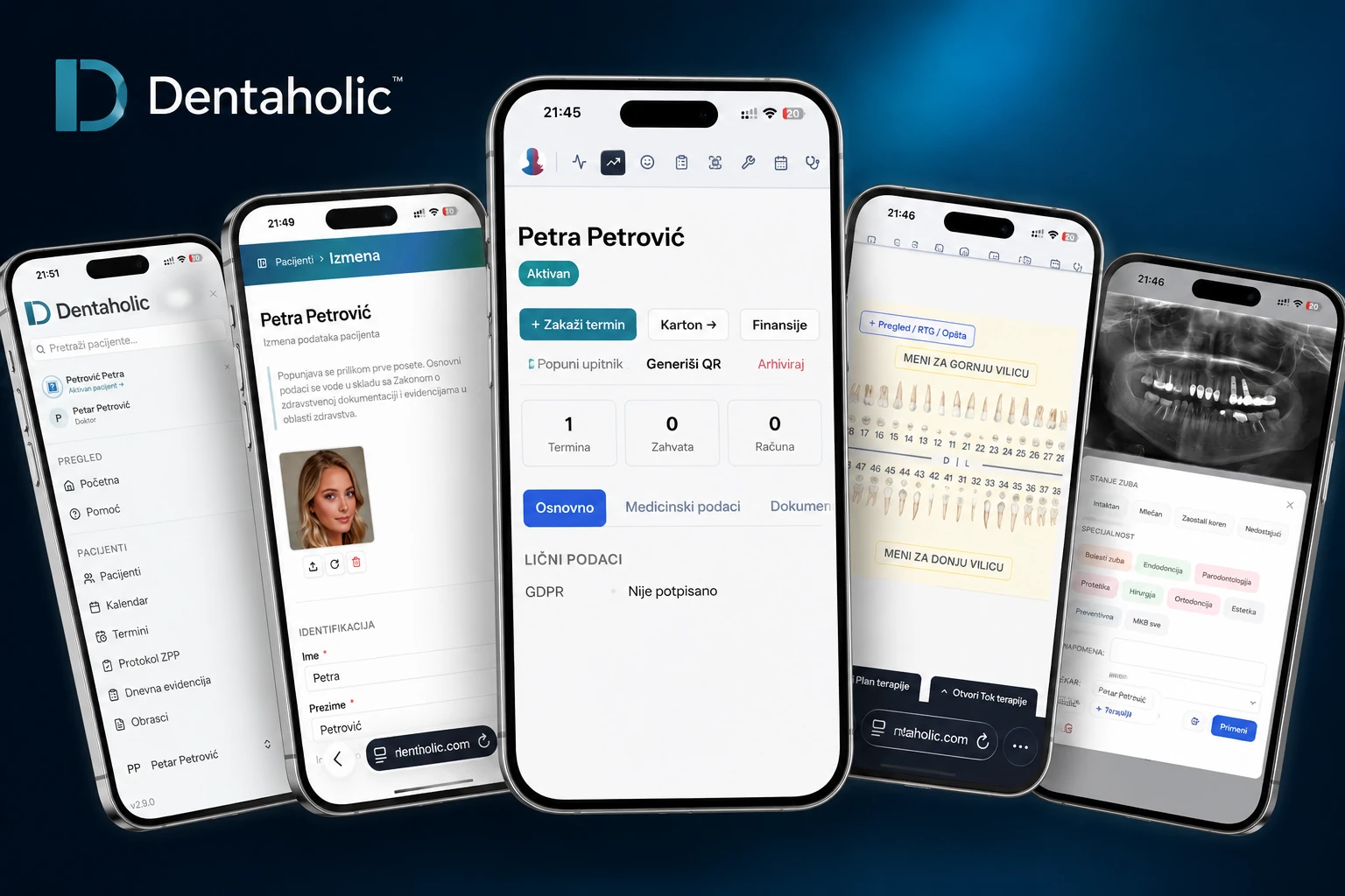 Dentaholic na telefonu